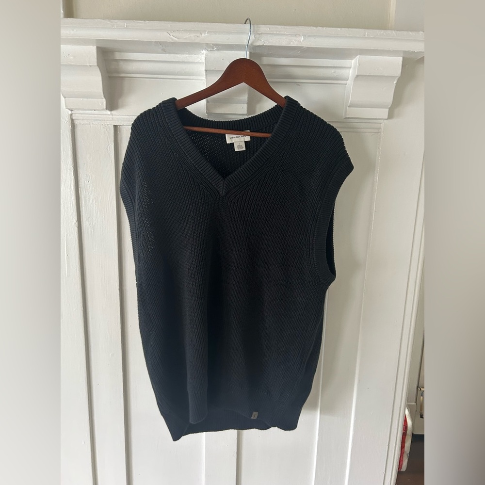 Calvin Klein Jeans Black V-Neck Sweater